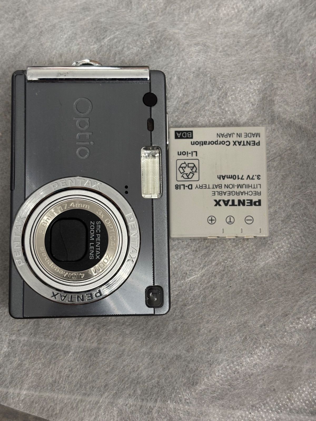 PENTAX optio S4i グレー 9141 - メルカリ
