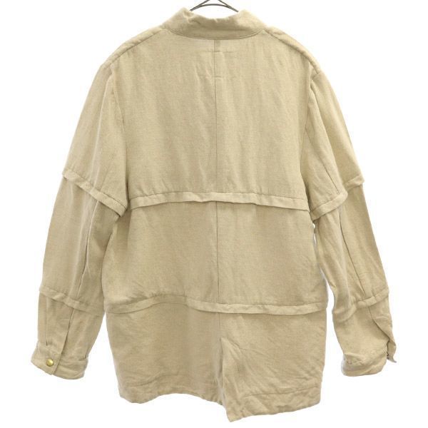 ヘンリックヴィブスコフ リネンブレンド ジャケット ホワイト HENRIK  