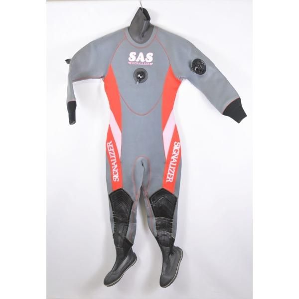 SAS 5mm 女性用 ドライスーツ（155cm/47kg/ブーツ23cm)［Dsuit-1912-04