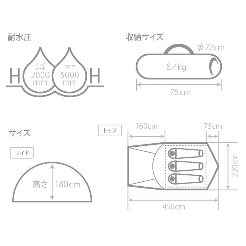 タン×カーキ
