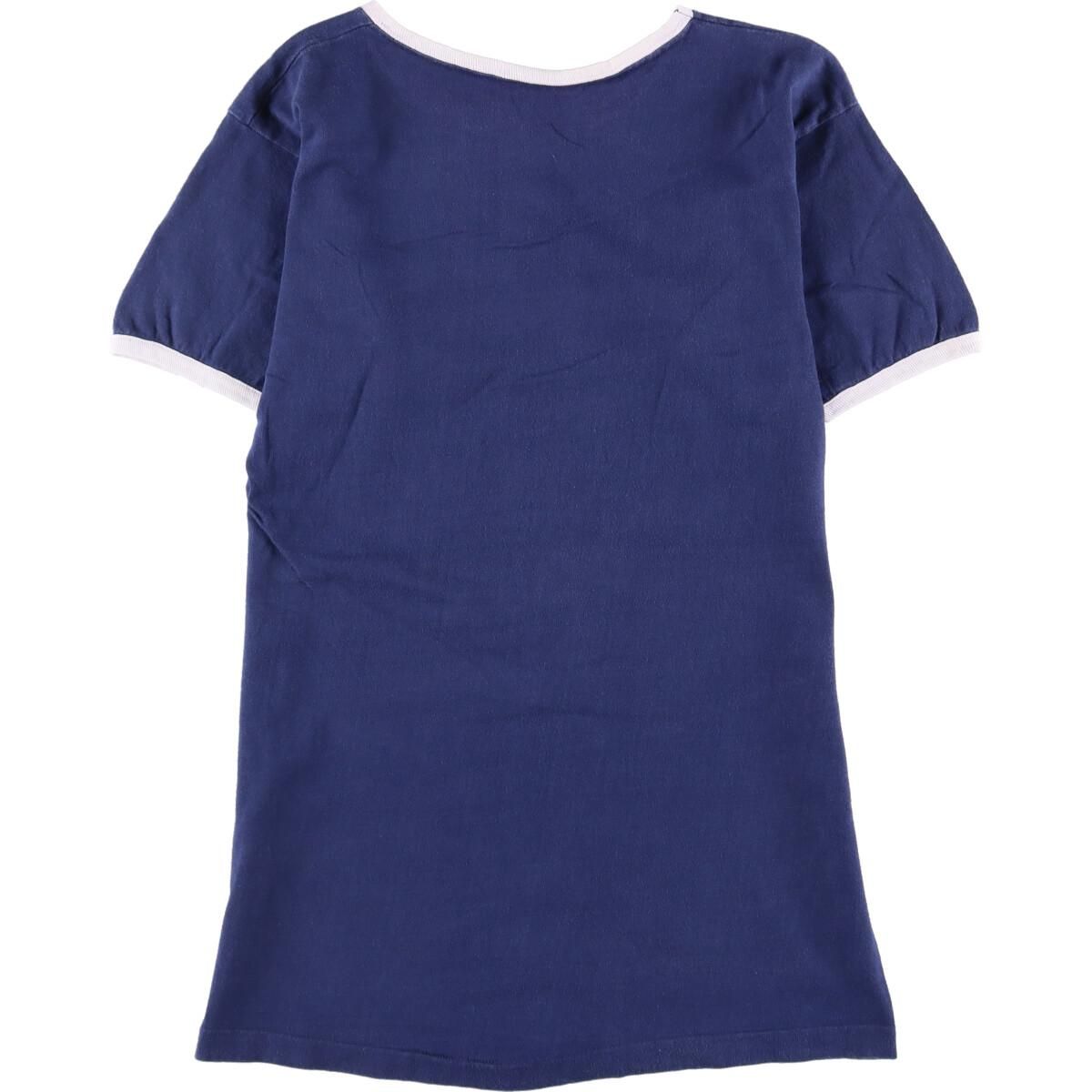 古着 70年代 チャンピオン Champion バータグ リンガー ロゴプリントTシャツ USA製 メンズXS ヴィンテージ/eaa272282