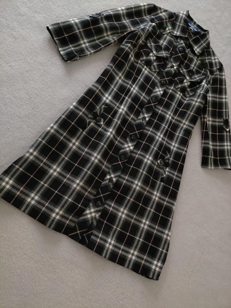 引越SALE! BURBERRY バーバリー ブルーレーベル チェックワンピース タグ付き✨】バーバリーブルーレーベル チェックワンピース