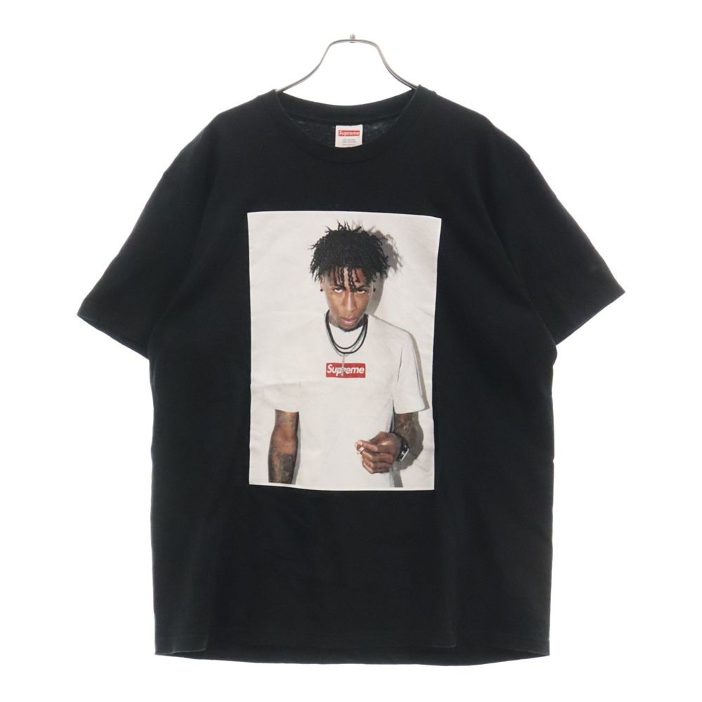 SUPREME (シュプリーム) 23AW NBA Youngboy Tee ヤングボーイ フォトプリント 半袖Tシャツ ブラック