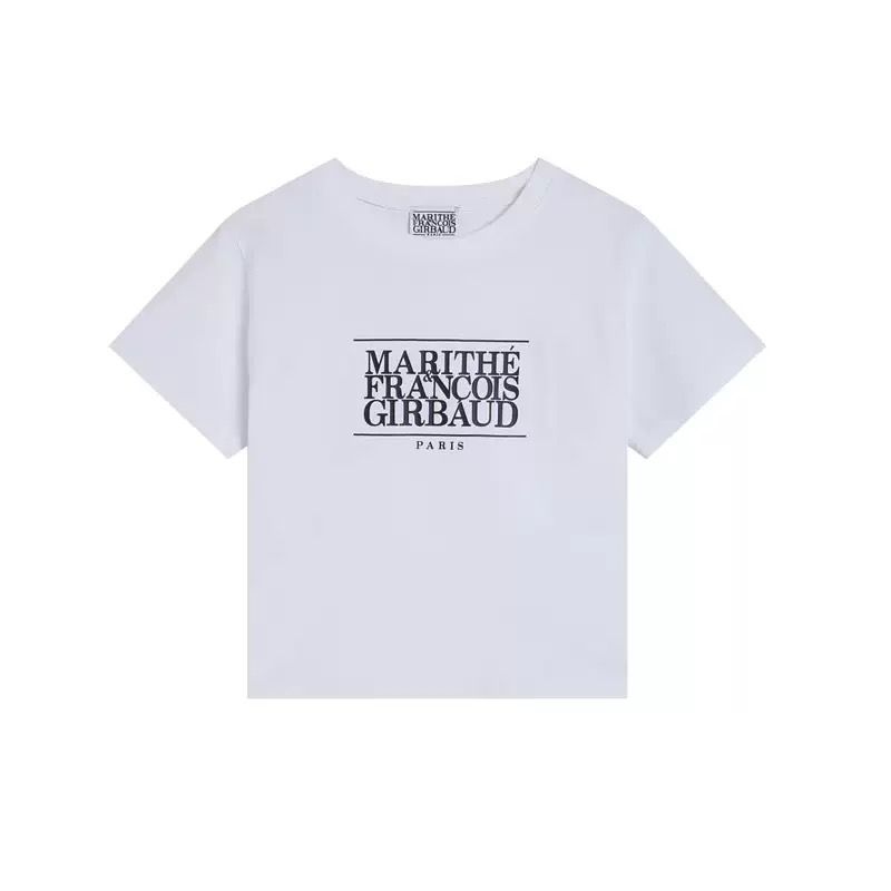 MARITHE + FRANCOIS GIRBAUD Tシャツ W CLASSIC LOGO TEE 半袖