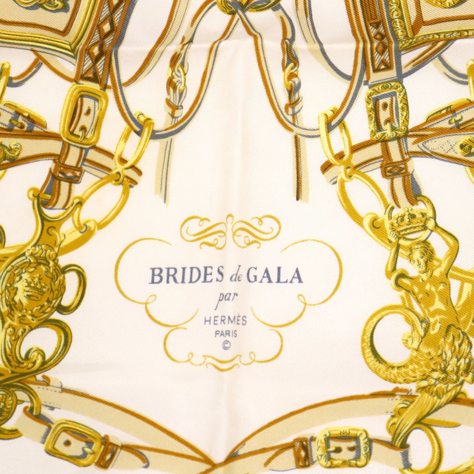 美品 HERMES エルメス プチカレ40 ガヴロッシュ Brides de Gala 式典用