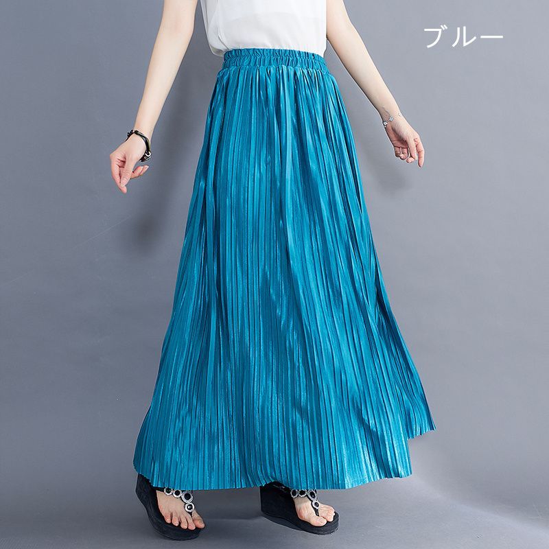 ☆SaturdayClub☆ プリーツマキシスカート プリーツスカート フレア スカート マキシスカート ロング