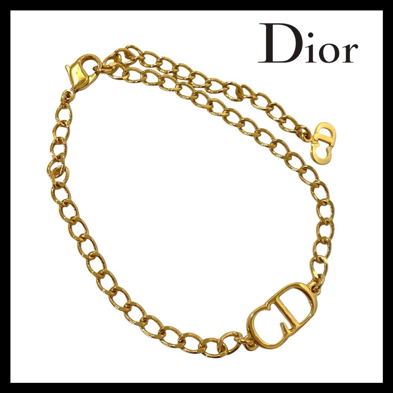 ディオール Dior CD ロゴ チェーン ブレスレット ディオール Dior CD