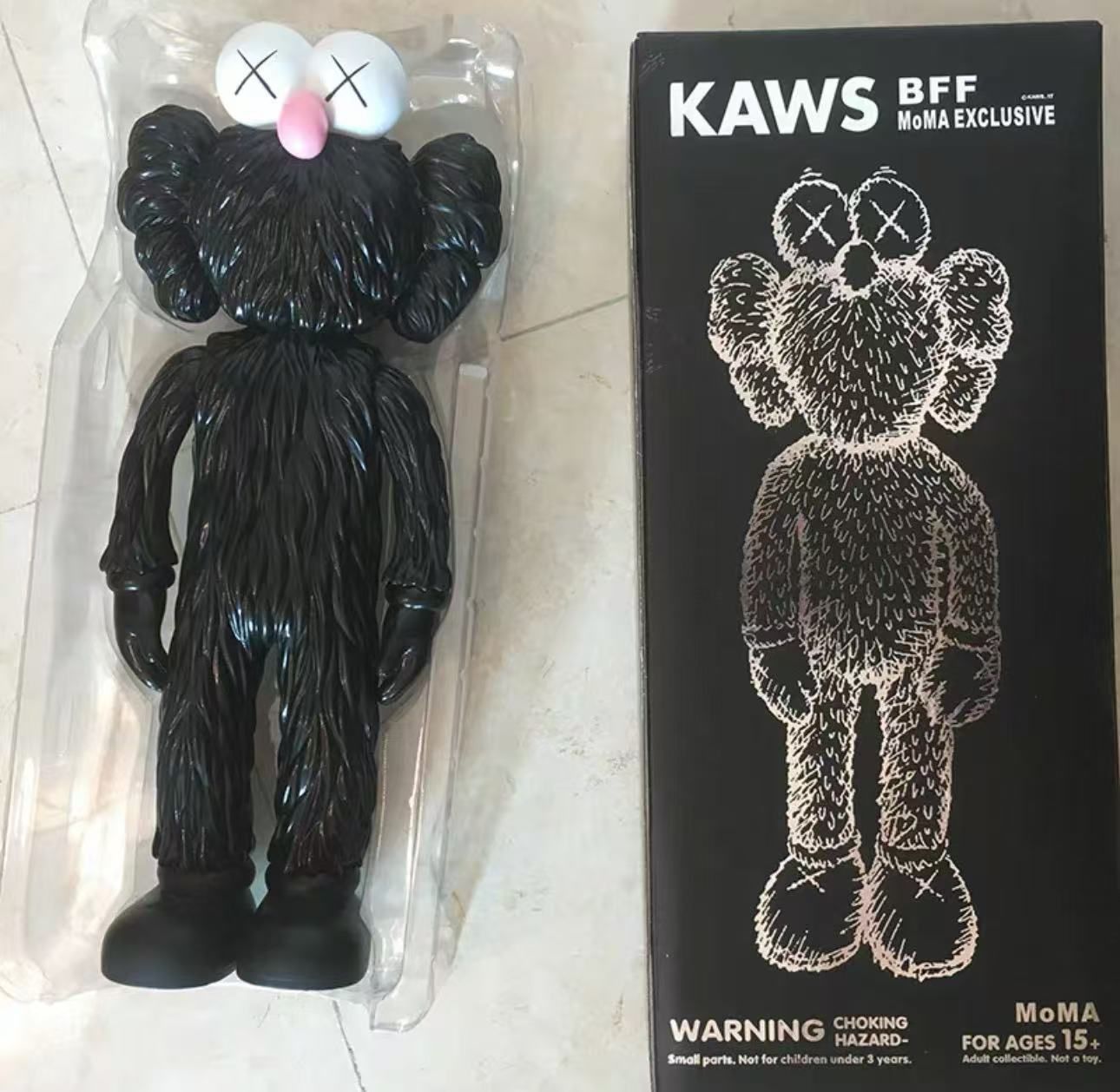 KAWS BFF MoMA EXCLUSIVE BLACK - メルカリ