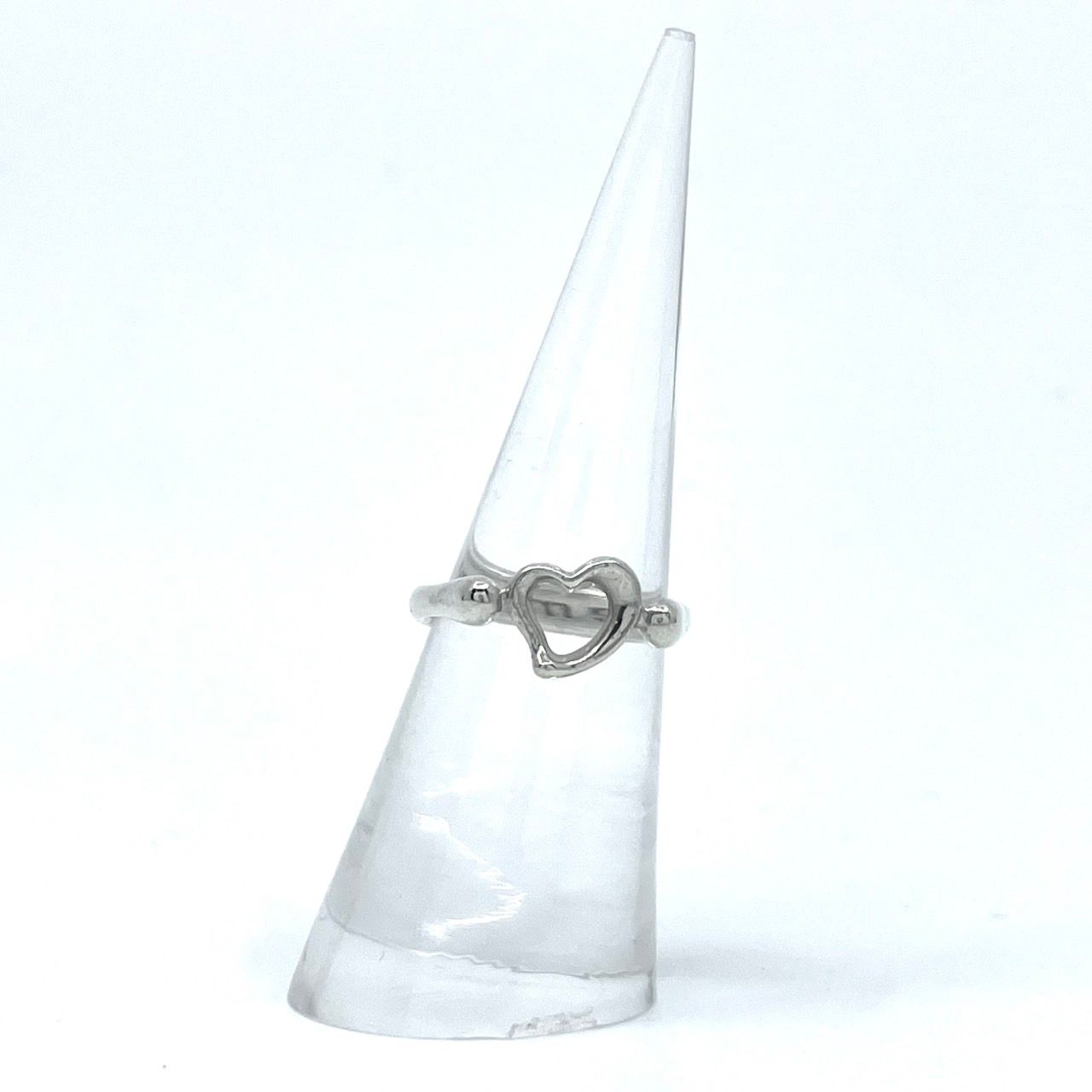 【新品同様】ティファニー　リング　オープンハート　エルサペレッティ　11号 TIFFANY&Co. ☆11号☆ティファニー リング・指輪 オープンハート