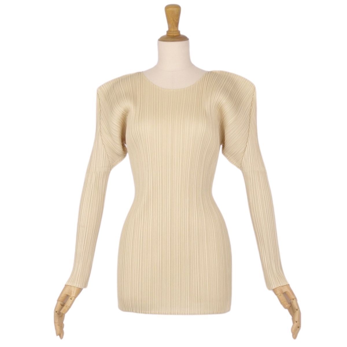 極美品 プリーツプリーズ イッセイミヤケ PLEATS PLEASE シャツ ブ 