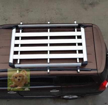 アルミ合金製 ルーフラック カーゴラック ルーフキャリア 長さ1.4×幅1m 最大積載100kg 汎用 キャンプ用 積載用