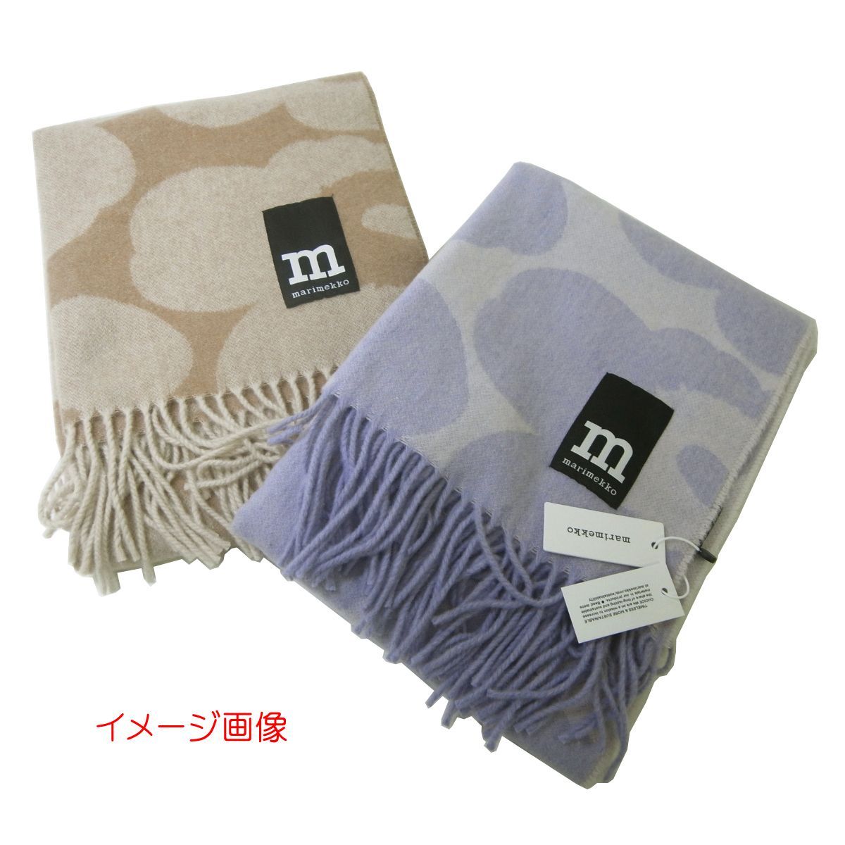 マリメッコ marimekko MARIMEKKO ストール マフラー ウニッコ ベージュ