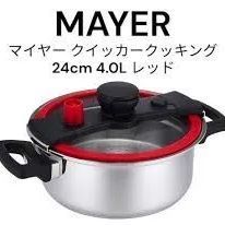 ☆ 未使用 マイヤージャパン クイッカークッキング 4.0L レッド KAT 