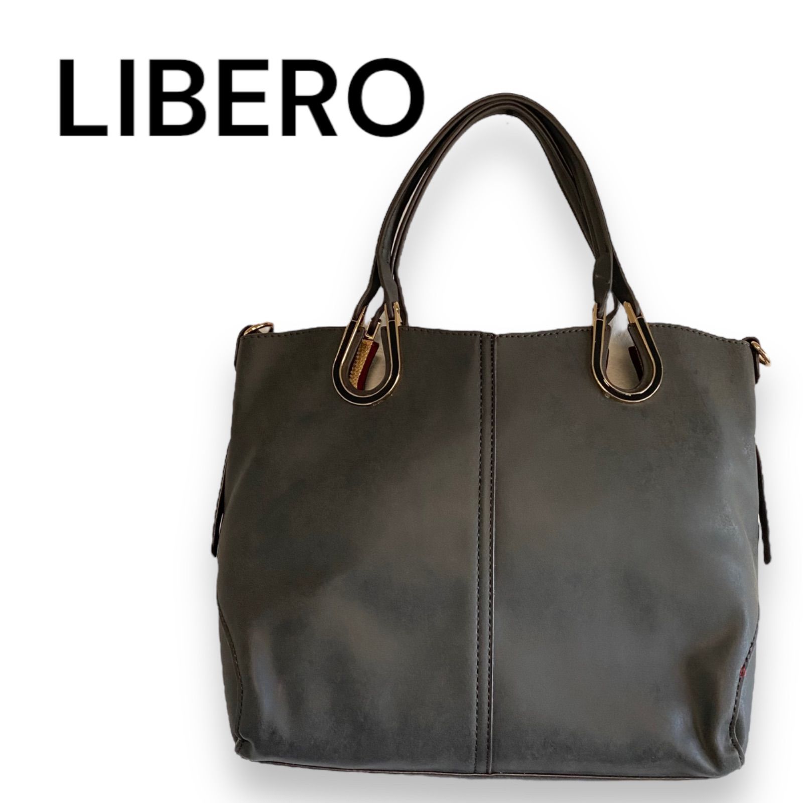 LIBERO ITALY レザートートバッグ - バッグ