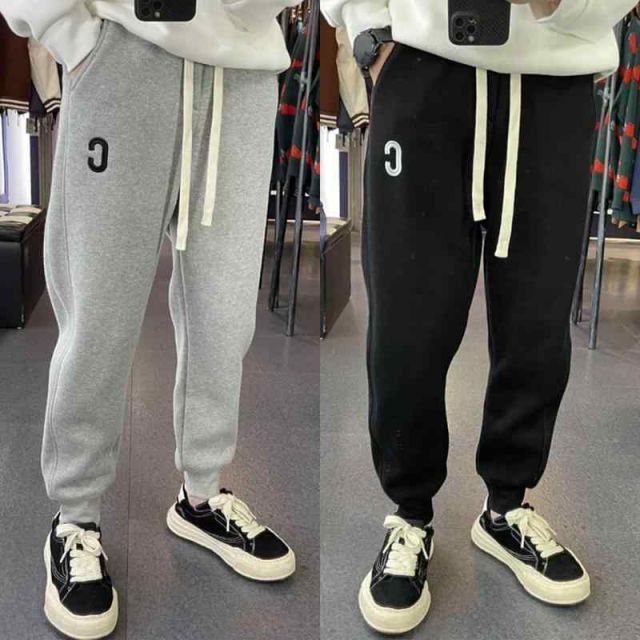 種類18：32/C：青 メンズ ファッション 服  オシャレ シンプル 大 かっこいい 大きいサイズ ストリート 紳士服 文字 グレー 秋冬 カジュアル パンツ スウェット タイ レッグ スウェットパンツ 