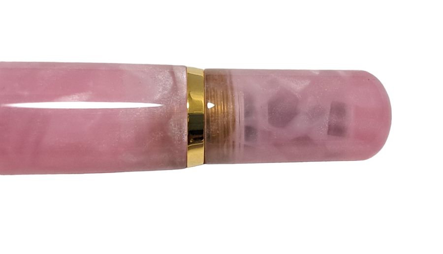 未使用 大西製作所 万年筆 ピンク シンフォニー アダージオ 両用式  