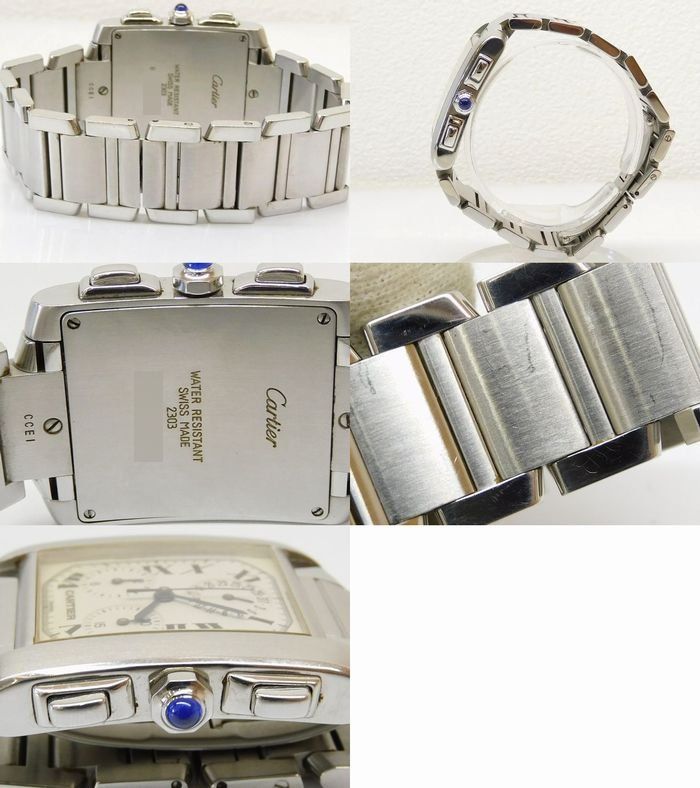 カルティエ　クォーツ式 楽天市場】【美品】 CARTIER カルティエ タンクフランセーズ SM
