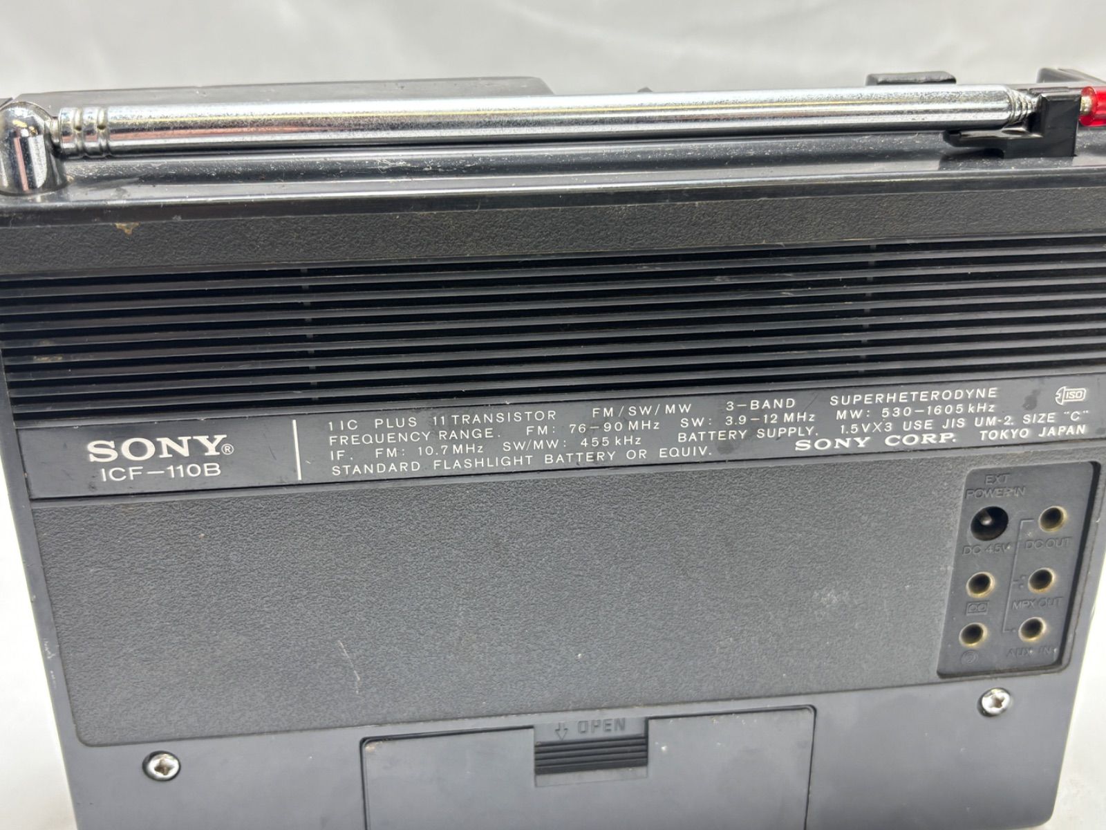 SONY ソニー ICF-110B 3バンドラジオ ICF-110 - AM⁄FM⁄短波ラジオ 3