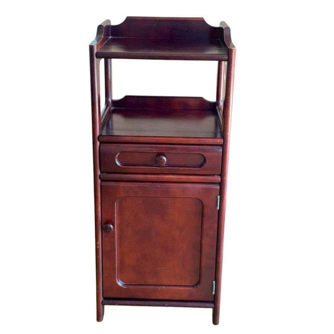 KARIMOKU サイドキャビネット 電話台 Karimoku カリモク 木製 電話台