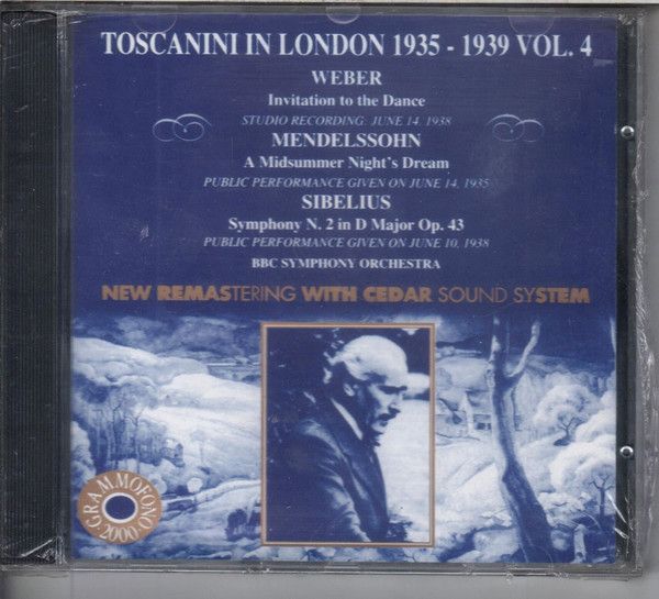 伊CD Arturo Toscanini Toscanini in London (1935-1939) Vol. 4
