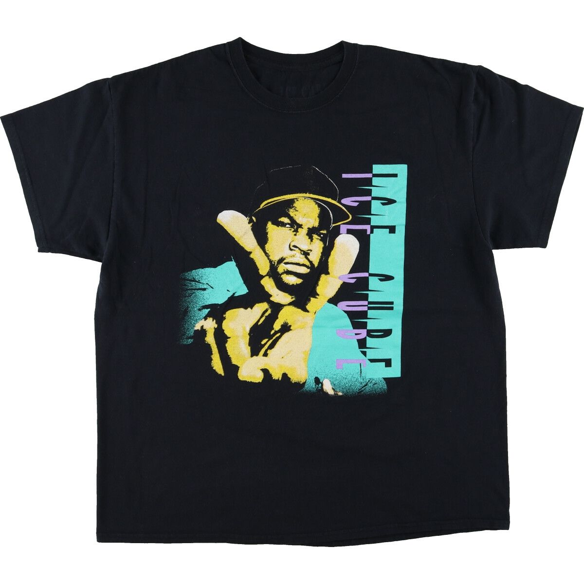 古着 ICE CUBE アイスキューブ ラップTシャツ ラップT メンズXL相当 クルーネック(丸首)/eaa490613
