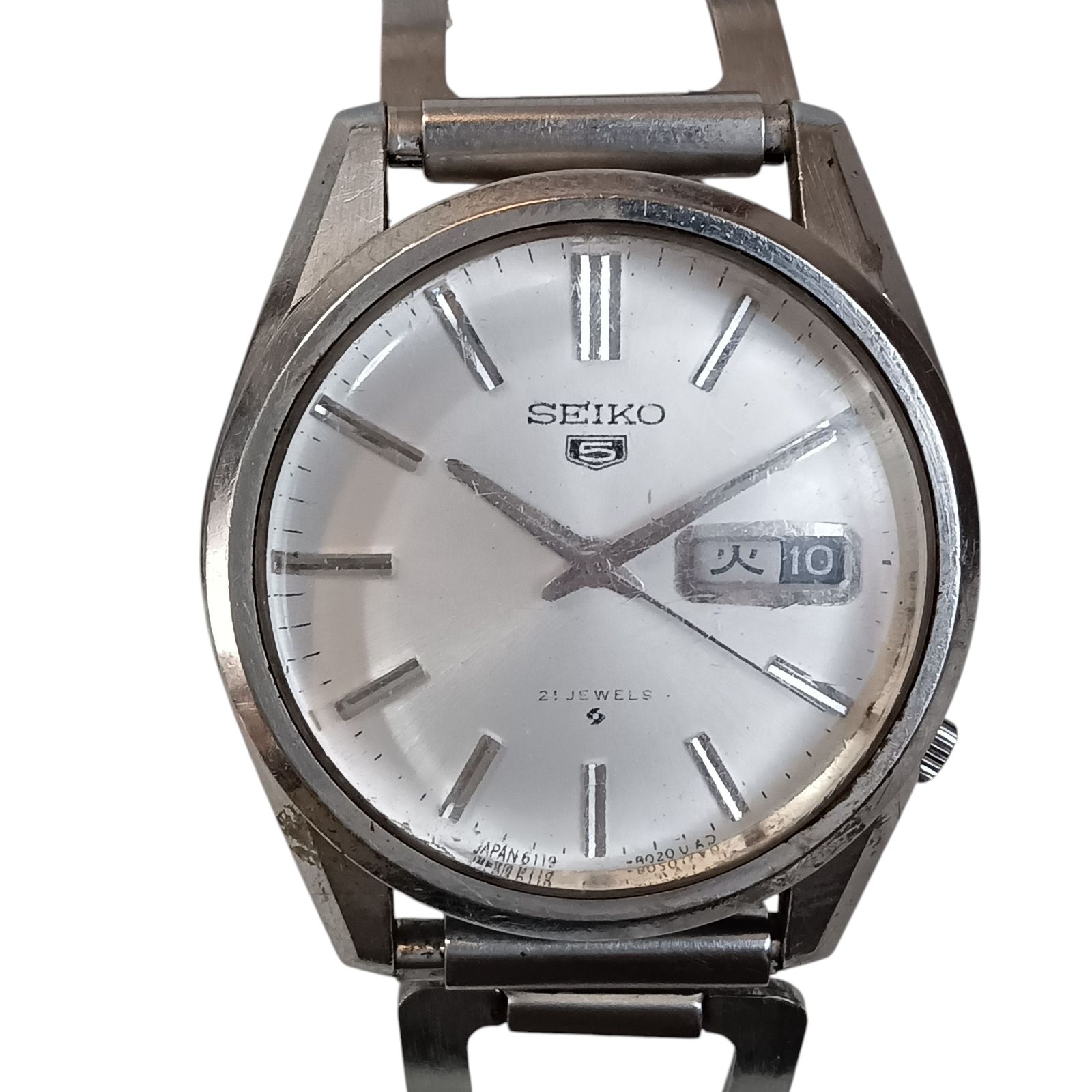 稼働/美品] SEIKO 5 / セイコー ファイブ 自動巻 AUTOMATIC 3針 ブルー 