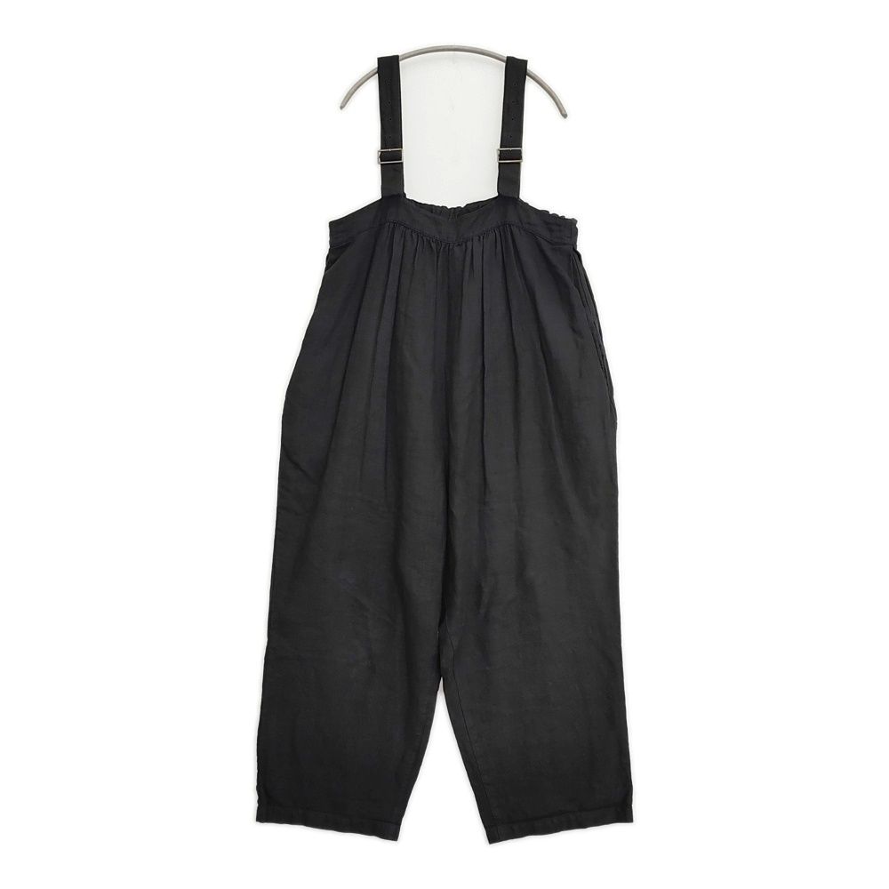 nest Robe ブラックリネンコクーンサロペット 01234-1435 定価31900円 サロペット 23AW ブラック レディース ネストローブ 5-1001M♪