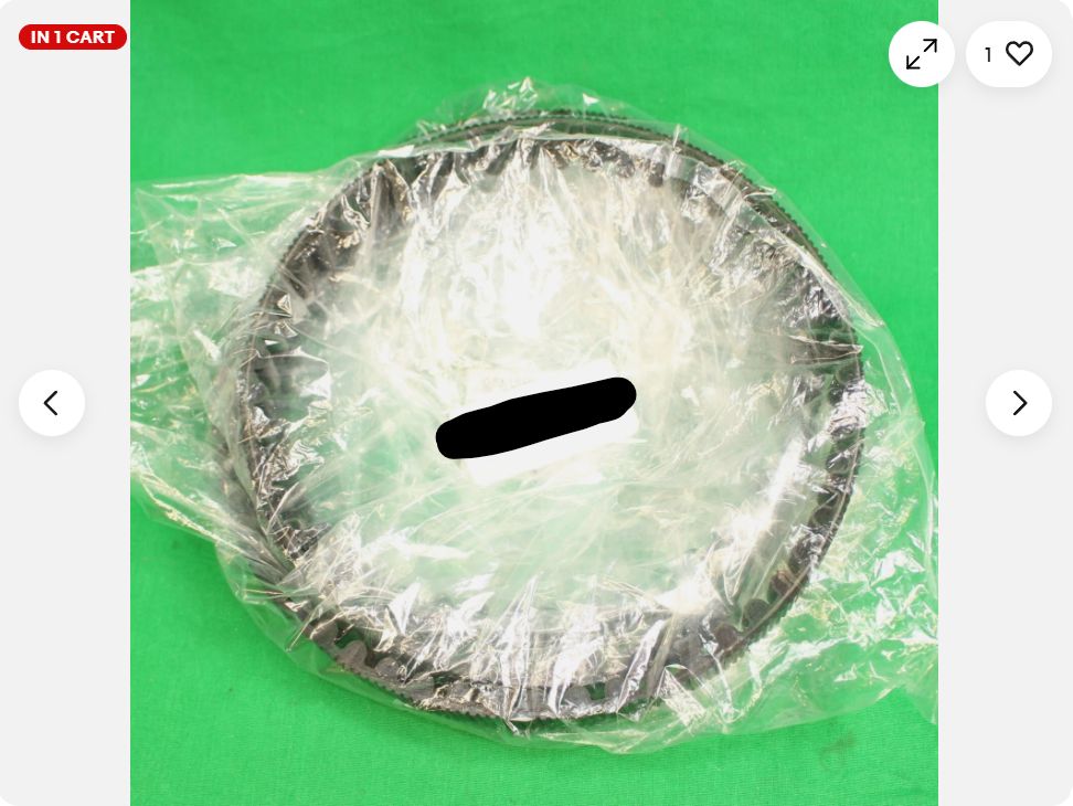 カワサキ純正OEM バルカン900 リアホイールチェーンドライブベルト 153T