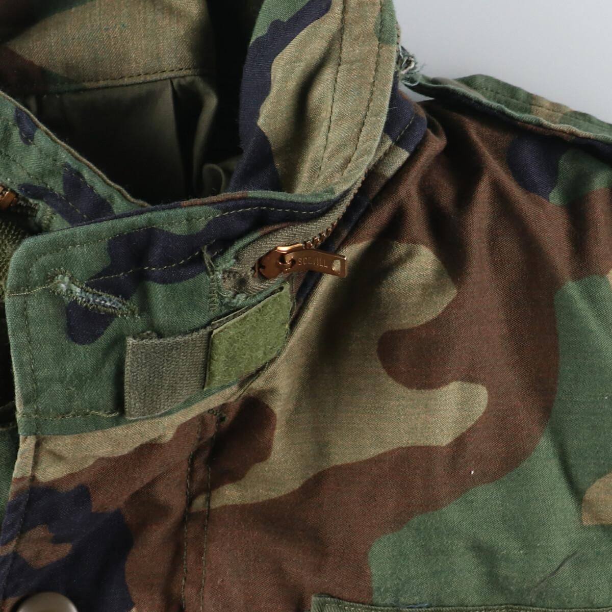 86年納品 米軍実品 U.S.ARMY M-65 ウッドランドカモ 迷彩柄 ミリタリー フィールドジャケット USA製 MEDIUM REGULAR メンズL ヴィンテージ /eaa384761USA製年代