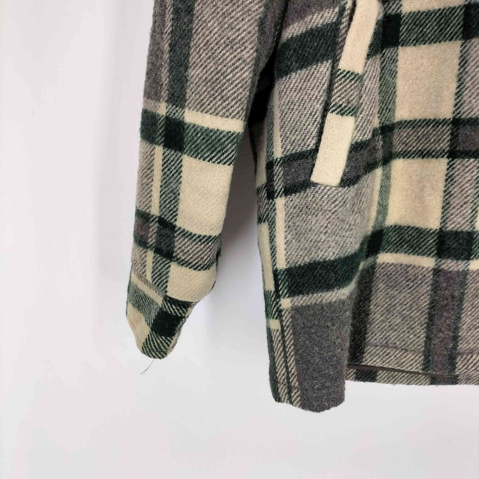 ウールリッチ WOOLRICH 70S 白タグ 裏起毛 デカtalon ウールシャツ