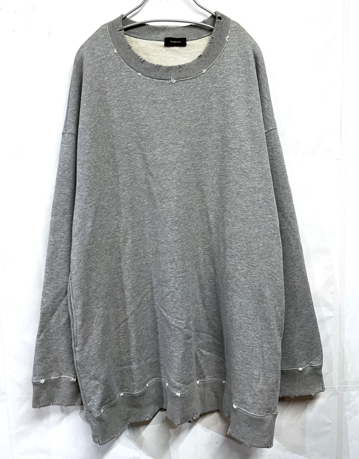 ◉おる◉【送料込】UNDERCOVER ダメージ加工スウェット UNDERCOVER｜アンダーカバー ダメージ加工 ビッグスウェット - メルカリ