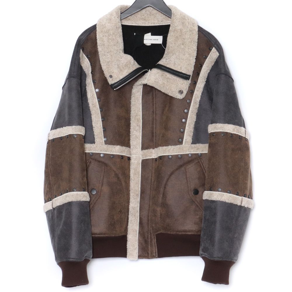未使用 FENG CHEN WANG 23AW DOUBLE SIDED SHERPA JACKET M GRAY