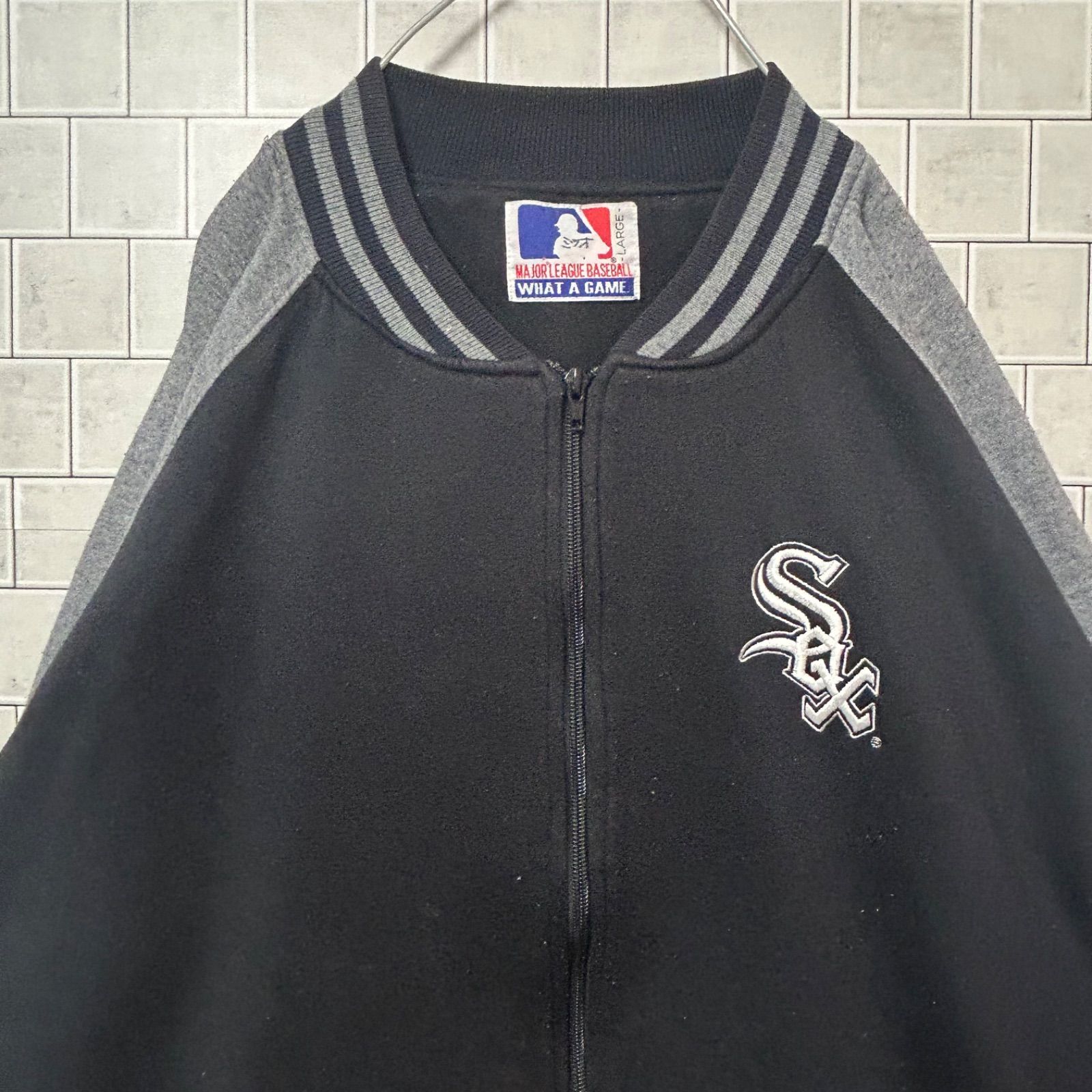 MLB ホワイトソックス スタジャン 刺繍ロゴ 希少 L - メルカリ