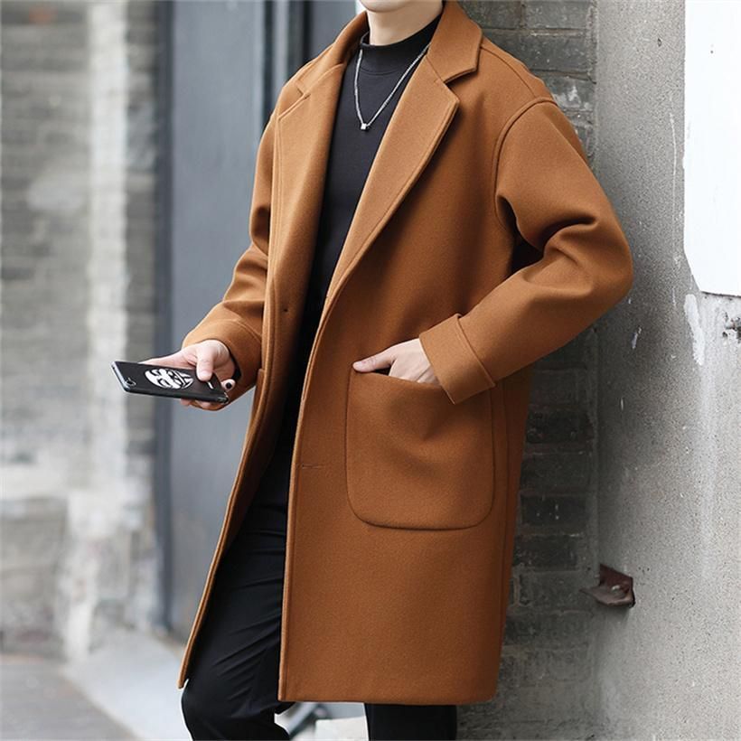 コートメンズ Pコート オーバーコート テーラード ロング ミディアム ボタン 紳士服 フォーマル ビジネス 通勤 仕事 アウター ポケット 男子 外套 zz0302788e84e