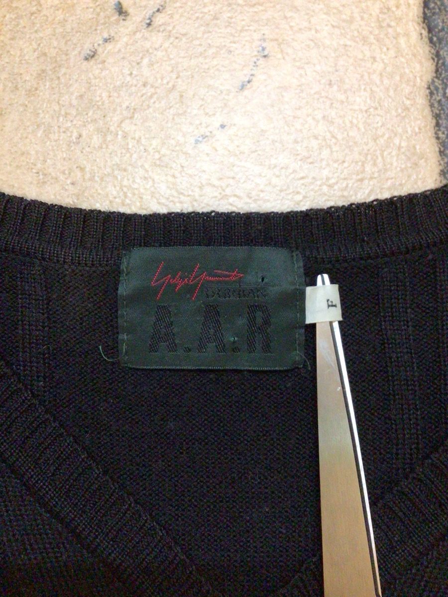 Yohji Yamamoto Durban A.A.R ヨウジヤマモト Vネック セーター