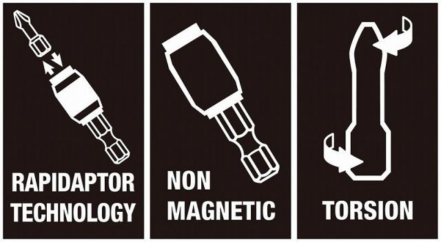 Wera1|4”ドリルビットセット 19点 ケース付848|851|867|19 Metal Twist Drill Bits and Bits Set 104652 HRDEVELOPMENT_JP