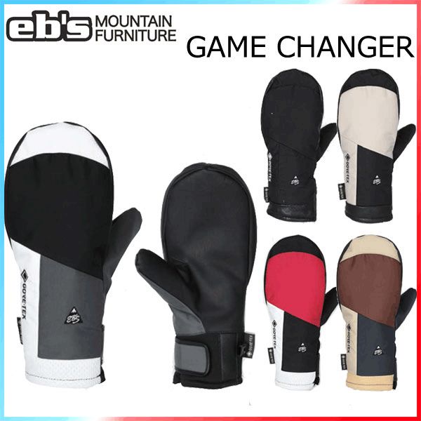 23-24 eb's / エビス GAME CHANGER ゲーム チェンジャー グローブ ミトン 手袋 ゴアテックス メンズ レディース スノーボード スキー メール便対応 @超メルカリ市