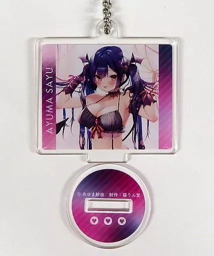 あゆま紗由 小悪魔りあす 猫りん堂3周年記念 特大アクリルスタンド あゆま紗由 小悪魔りあす 猫りん堂3周年記念 特大アクリルスタンド