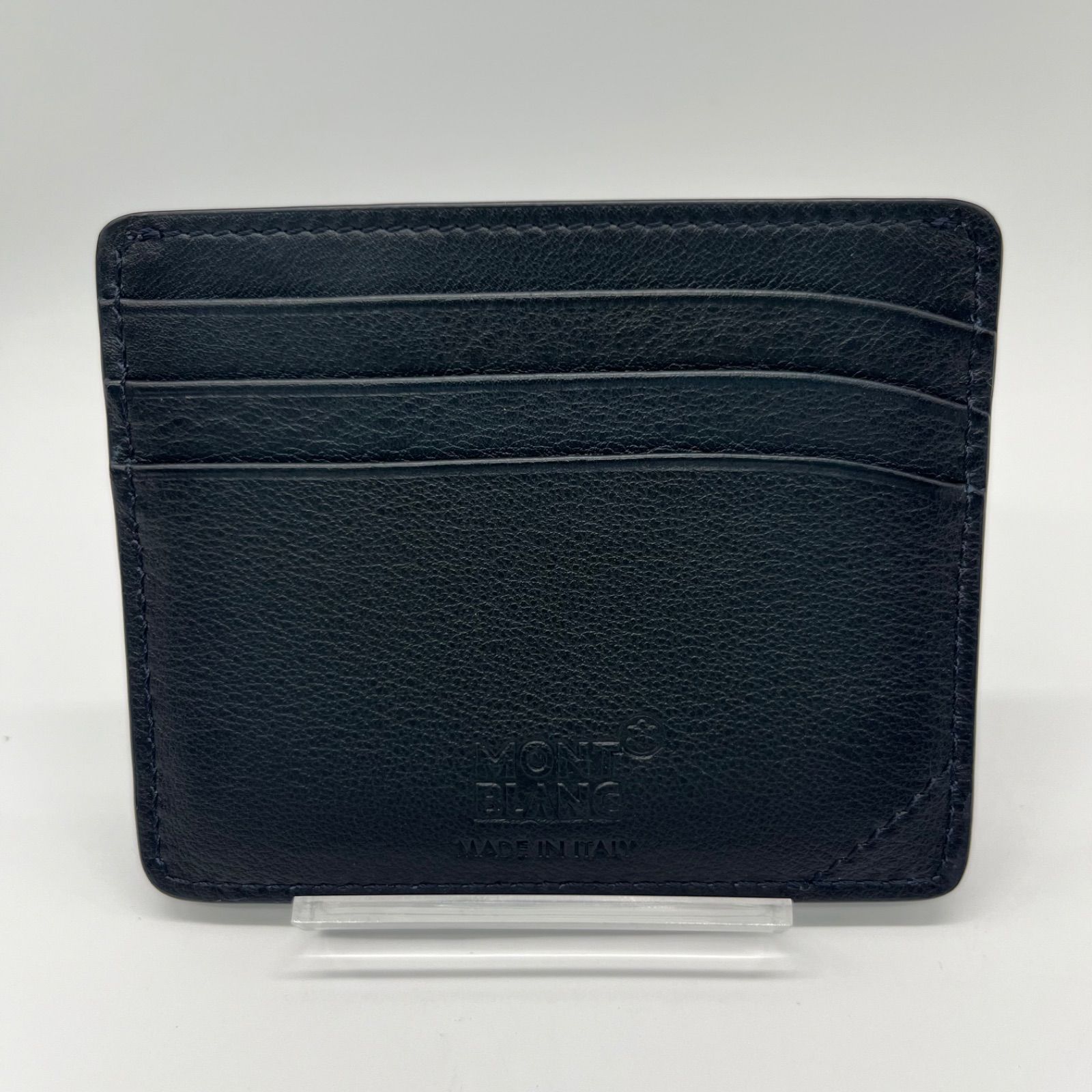 極美品】MONTBLANC モンブラン カードケース 名刺入れ パスケース 黒 