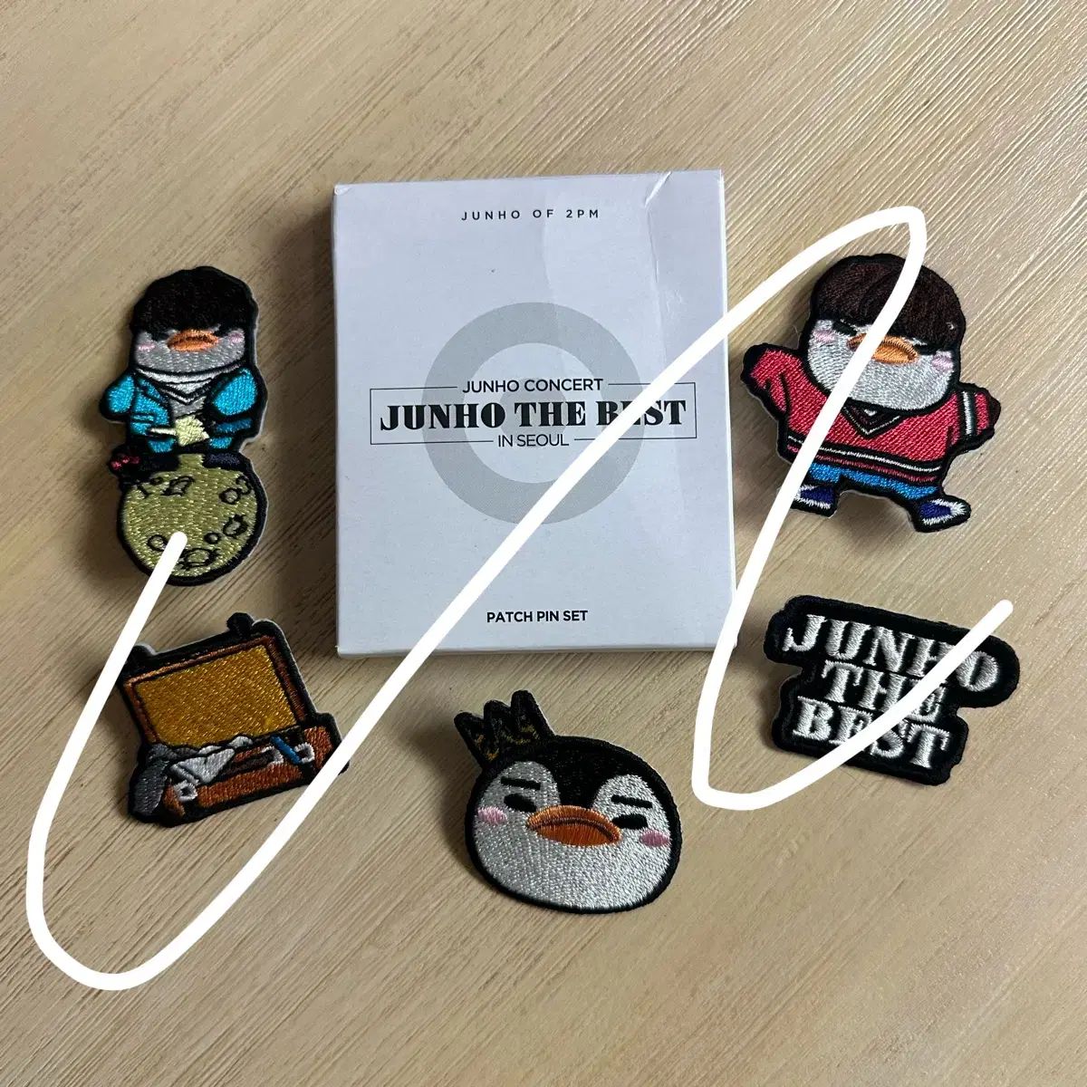 イ ジュノ LEE JUNHO ペンペン PenPen パッチング ヘアピン 2PM Junho The Best ズンデルベ