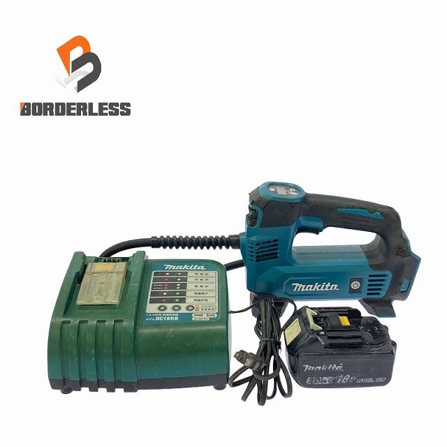 makita マキタ 18V 充電式空気入れ MP180D バッテリー1個 18V 3.0Ah 充電器付 自転車 エア入れ 便利グッズ 107535