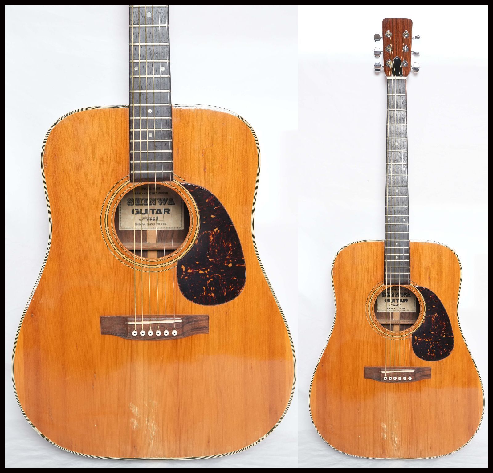 SHINWA W-2000 NATURAL 70年代 国産ヴィンテージアコースティックギター シンワ木材工業