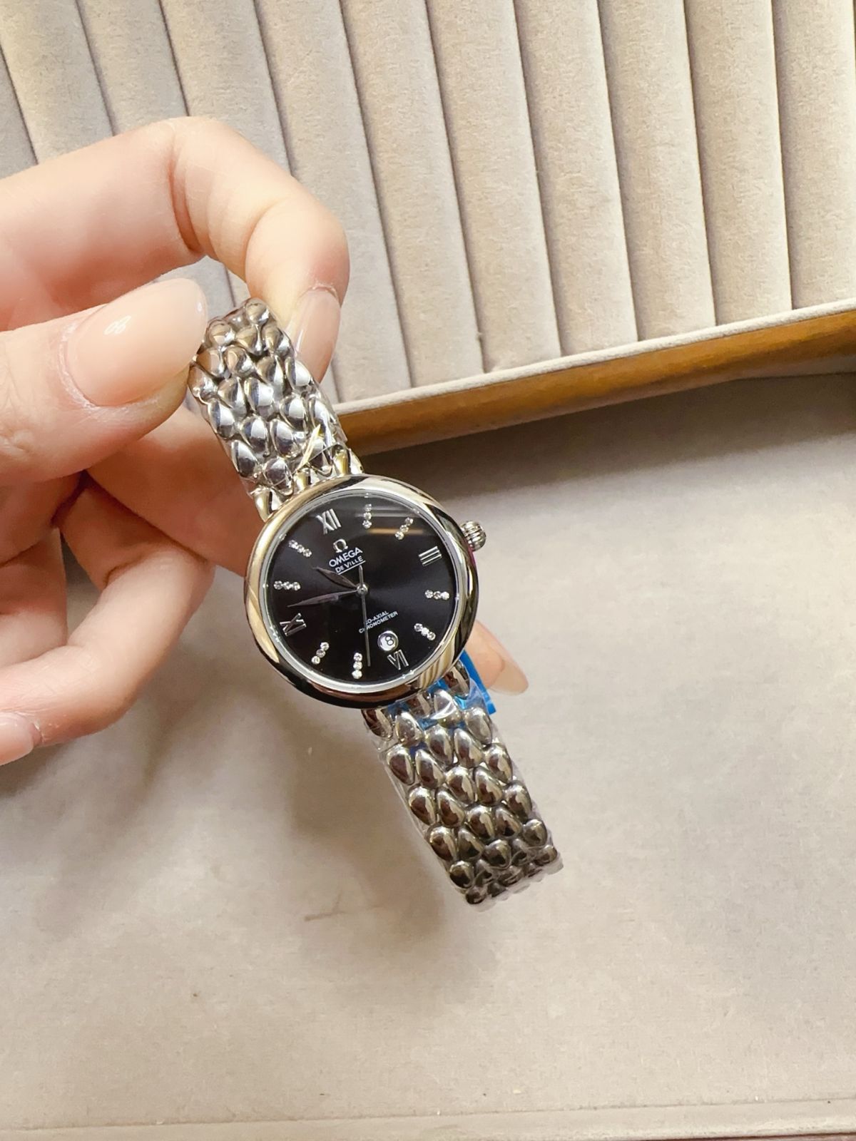 オメガ レディース腕時計 28mm 薄型クオーツ ミネラルガラス×316L鋼｜ | ｜ ｜ -WTO輸入2