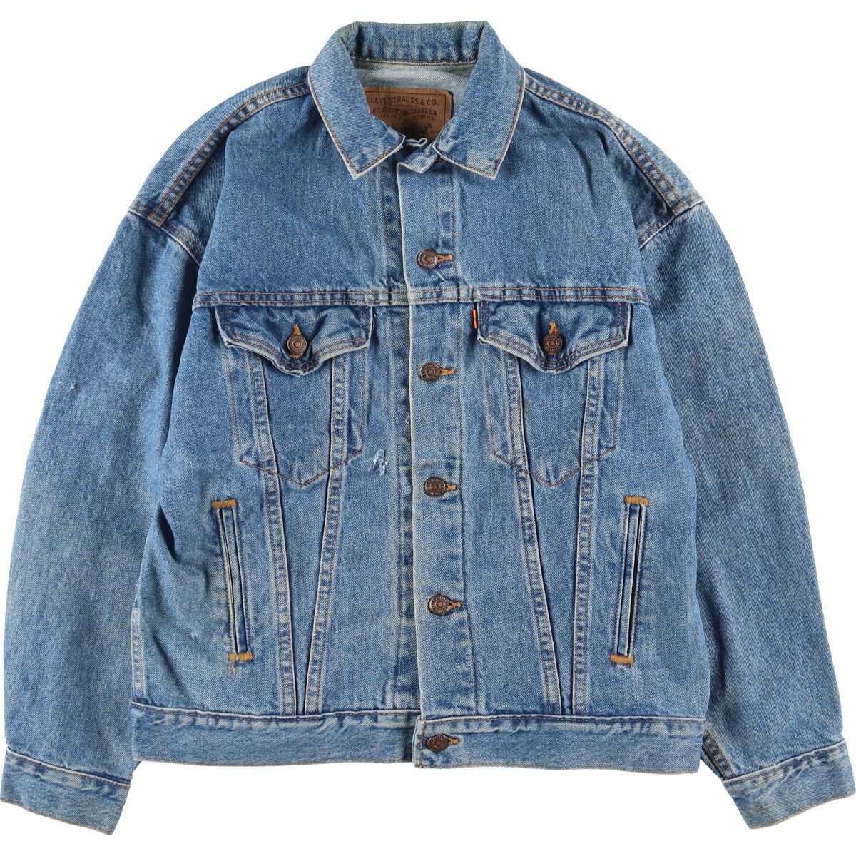 古着 90年代 リーバイス Levi's 57507 オレンジタブ デニムジャケット