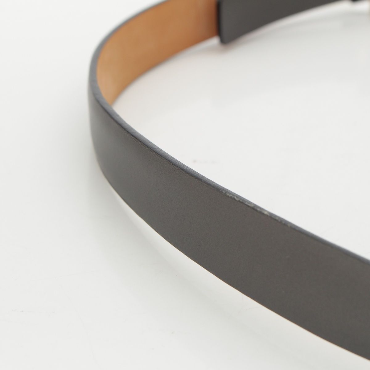 グッチ スクエアバックル ウエストマーク ベルト ブラックゴールド  