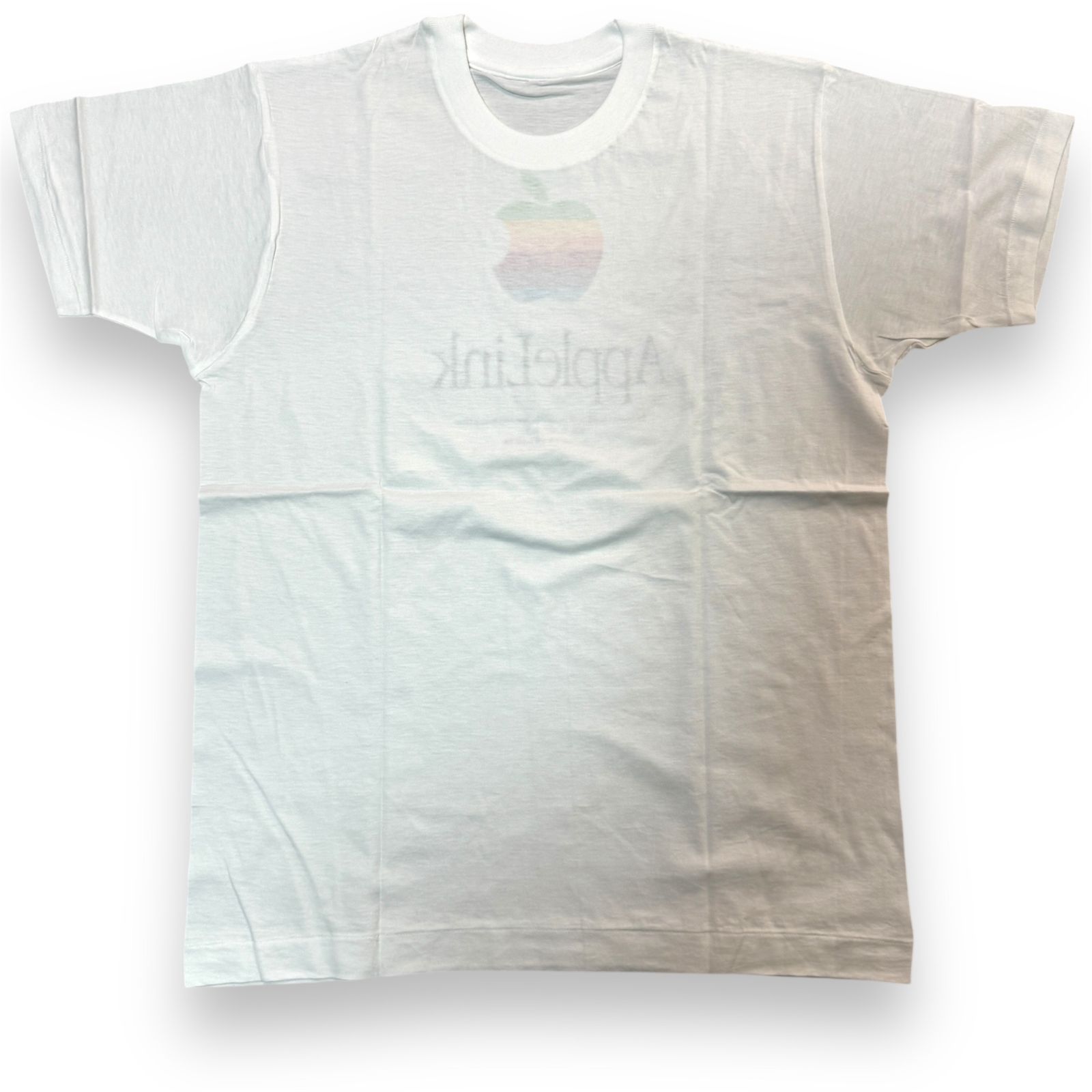 00s Y2K Vintage Apple T-shirt レインボーロゴ AppleLink デッド 