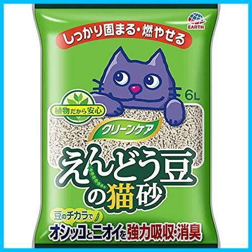 数量 クリーンケア えんどう豆の猫砂 アースペット 6 L× セット