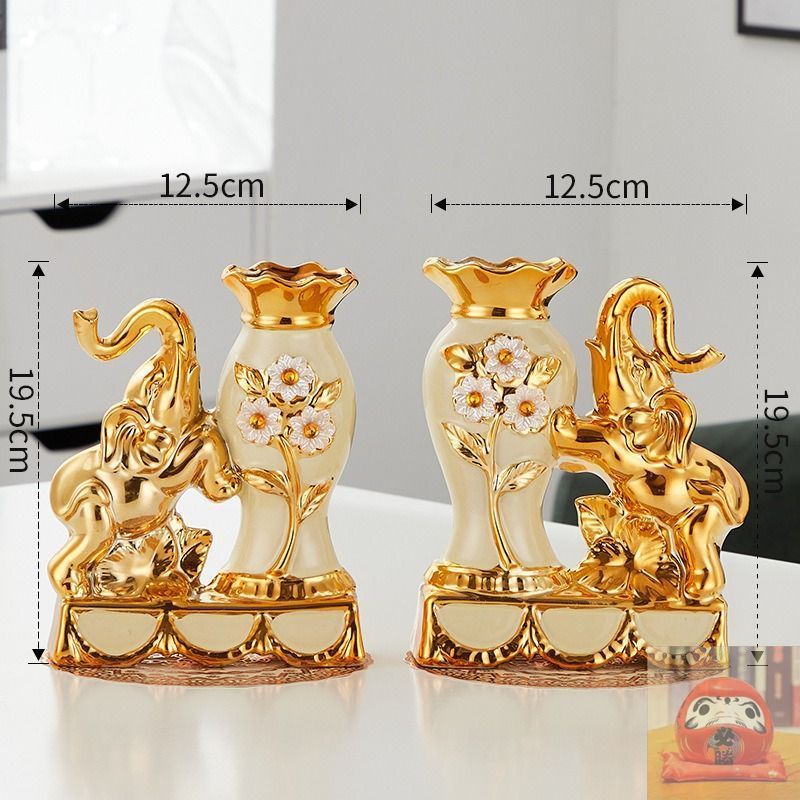 壺 花瓶 2個 銅製 花瓶 2個セット アンティーク 骨董品 古美術品 金属