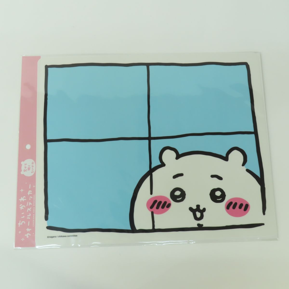 ちいかわ ウォールステッカー 窓から覗くちいかわ ハチワレ うさぎ