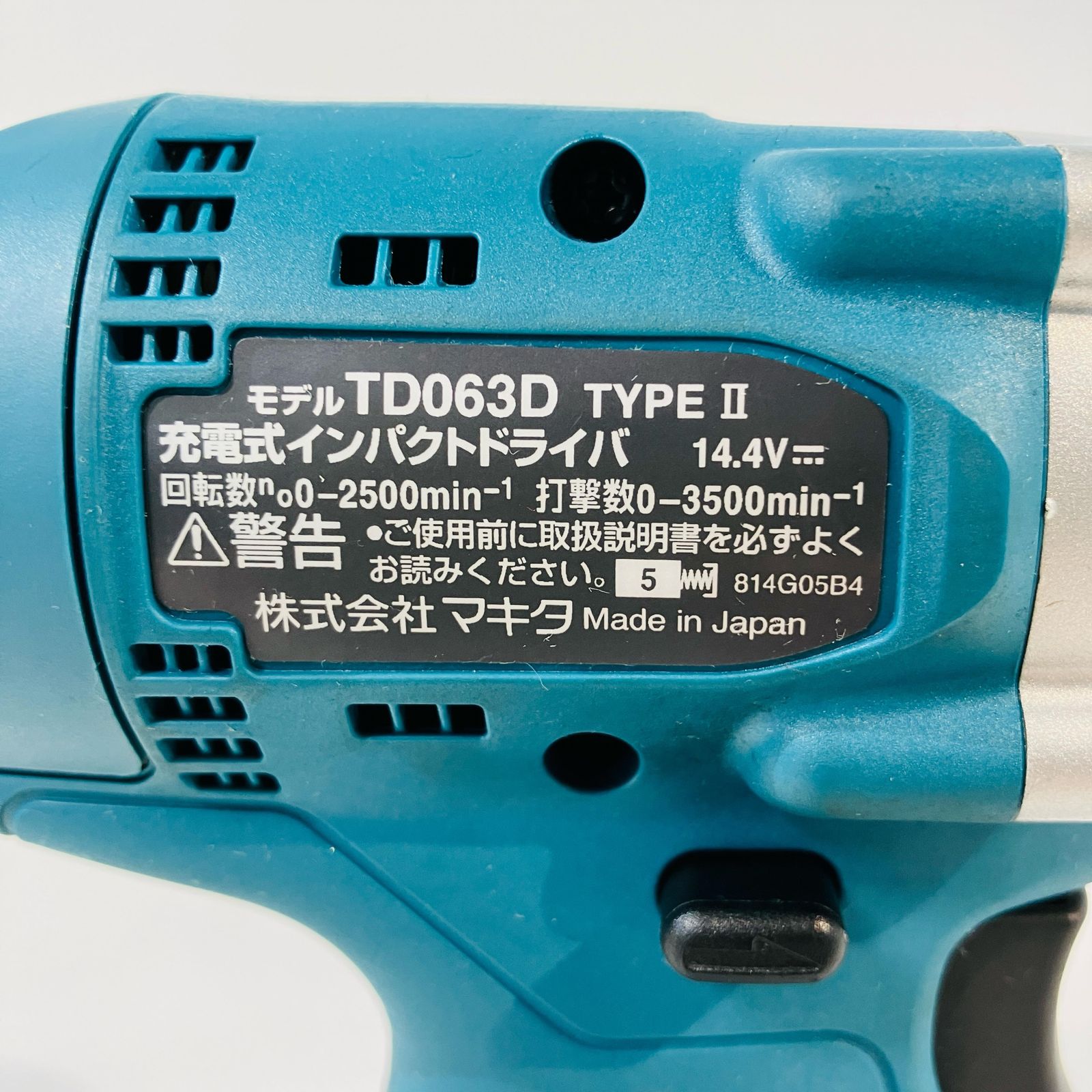 ジャンク□makita マキタ 充電式インパクトドライバ 14.4V 純正 
